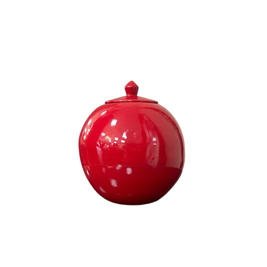 Koyu Kırmızı Seramik Küp