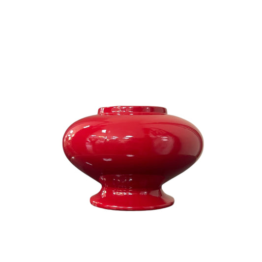 Koyu Kırmızı Seramik Vazo