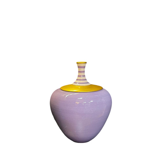 Lila El Yapımı Seramik Küp