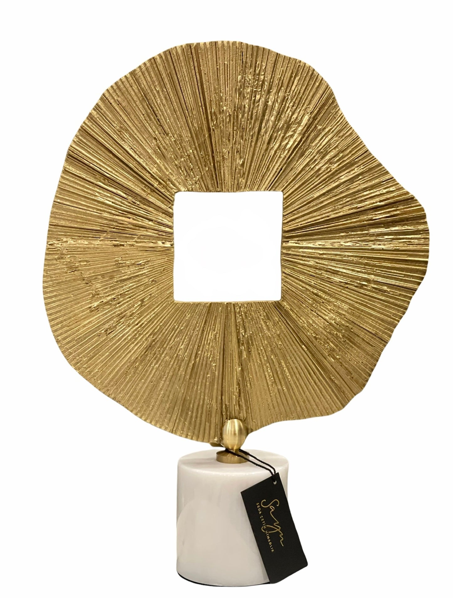 Gold Çizgili Mercan Dekor