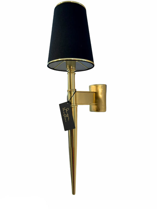 Siyah Şapkalı Pirinç Aplik