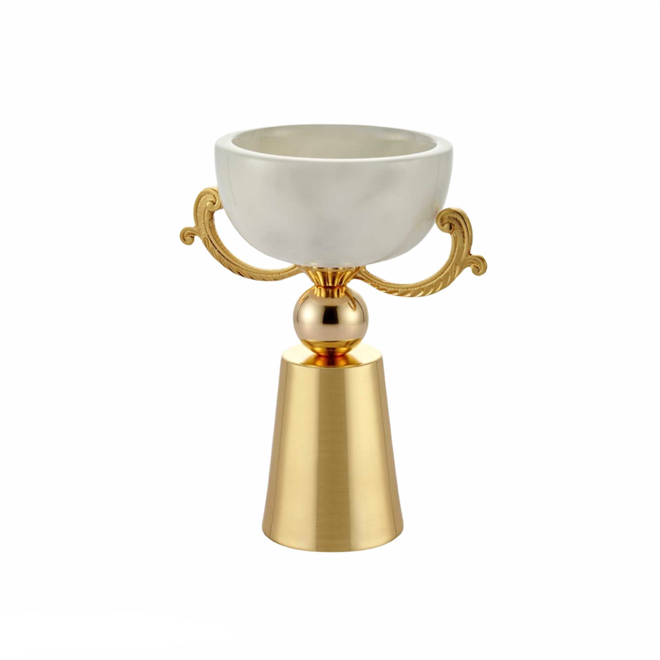 Gold Ayaklı Mermer Kase