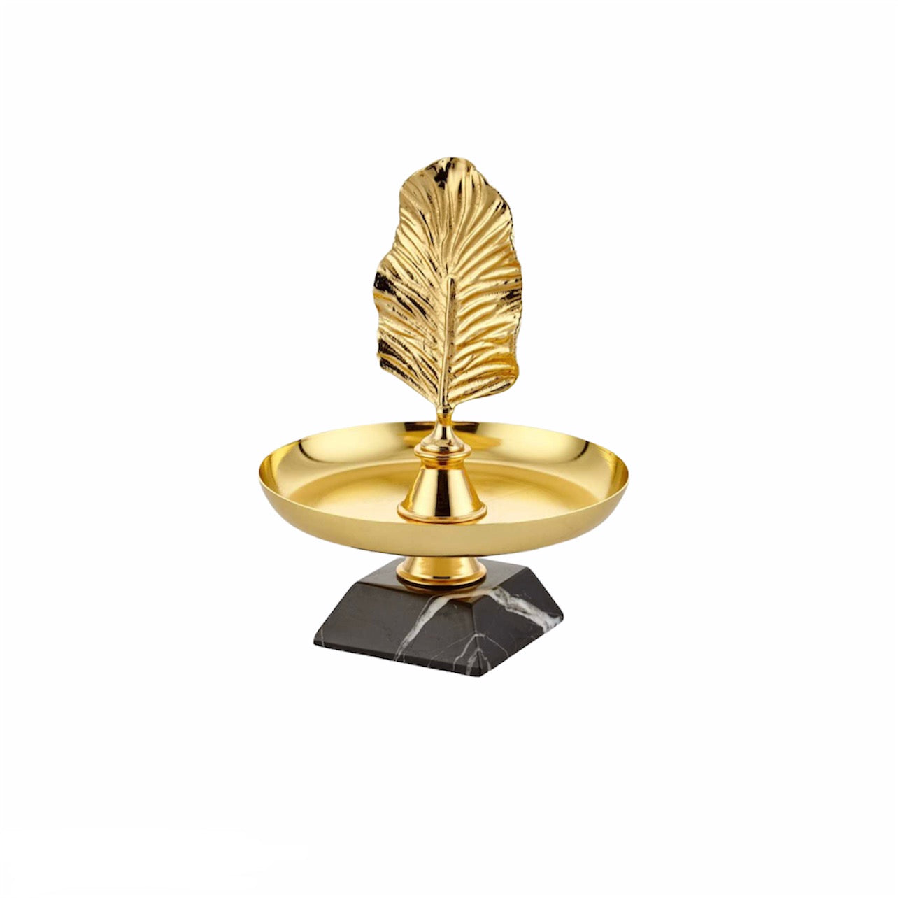 Mermer ayaklı Gold Sunumluk
