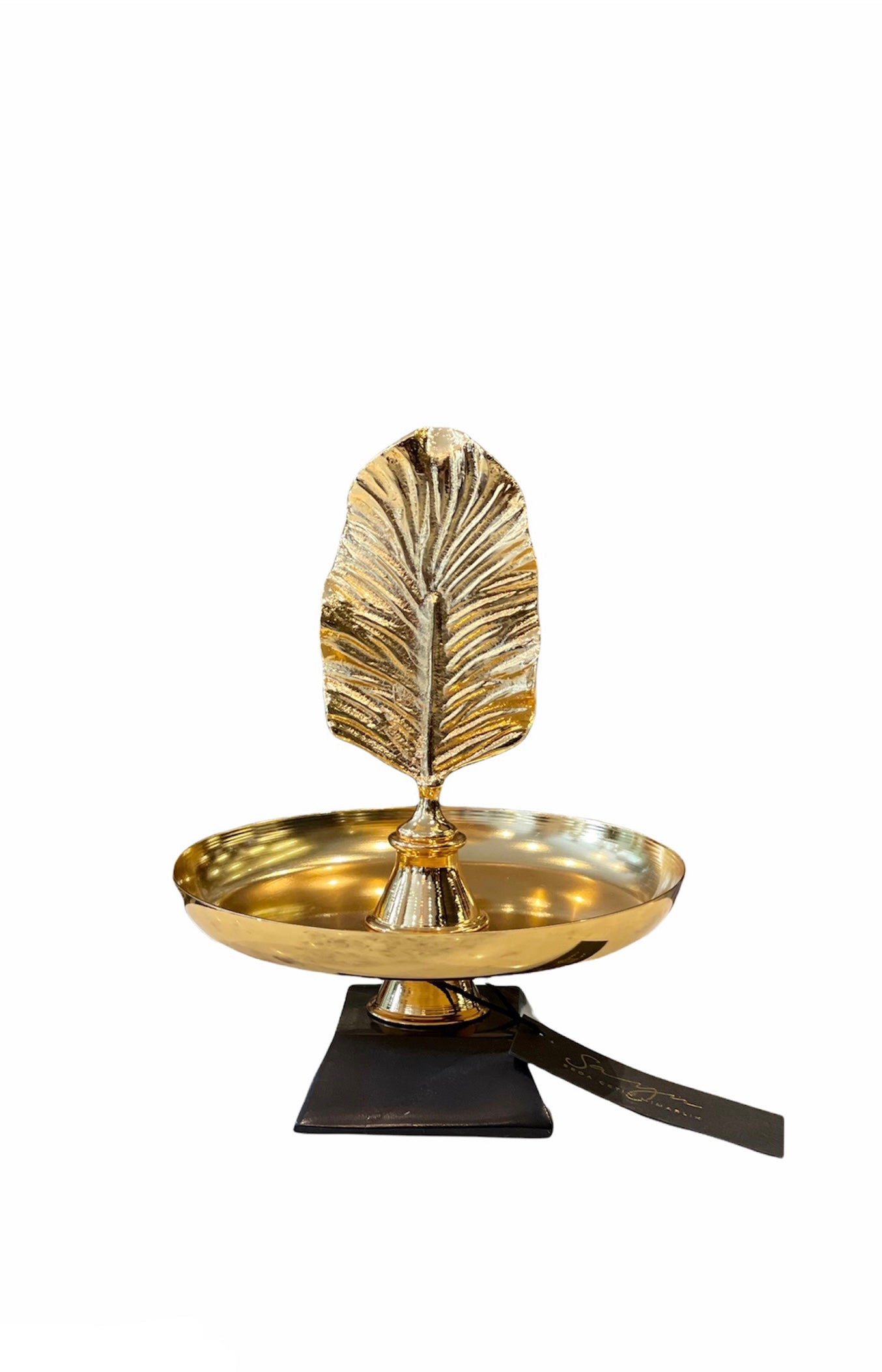 Mermer ayaklı Gold Sunumluk
